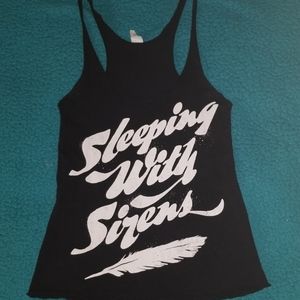 Sleeping With Sirens Black Tank Top